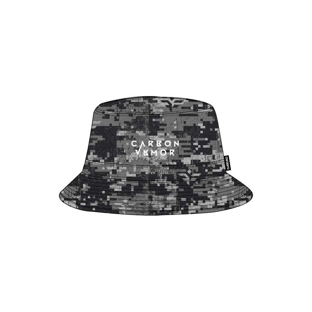 REVERSIBLE BUCKET HAT  -  CVRBON VRMOR (LIMITED EDITION)