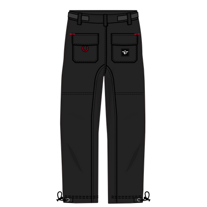 BLACK MILITARY PANTS - CVRBON VRMOR (LIMITED EDITION)