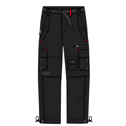 BLACK MILITARY PANTS - CVRBON VRMOR (LIMITED EDITION)