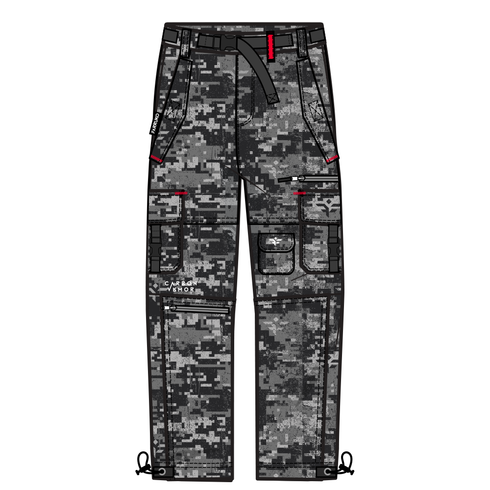 DIGITAL CAMO MILITARY PANTS - CVRBON VRMOR (LIMITED EDITION)