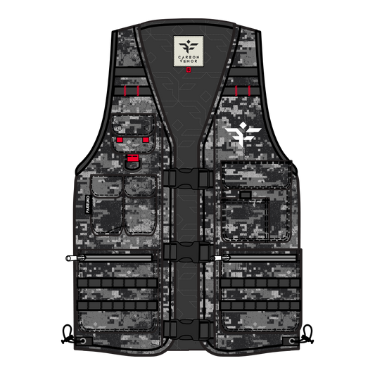 DIGITAL CAMO MILITARY VEST - CVRBON VRMOR (LIMITED EDITION)